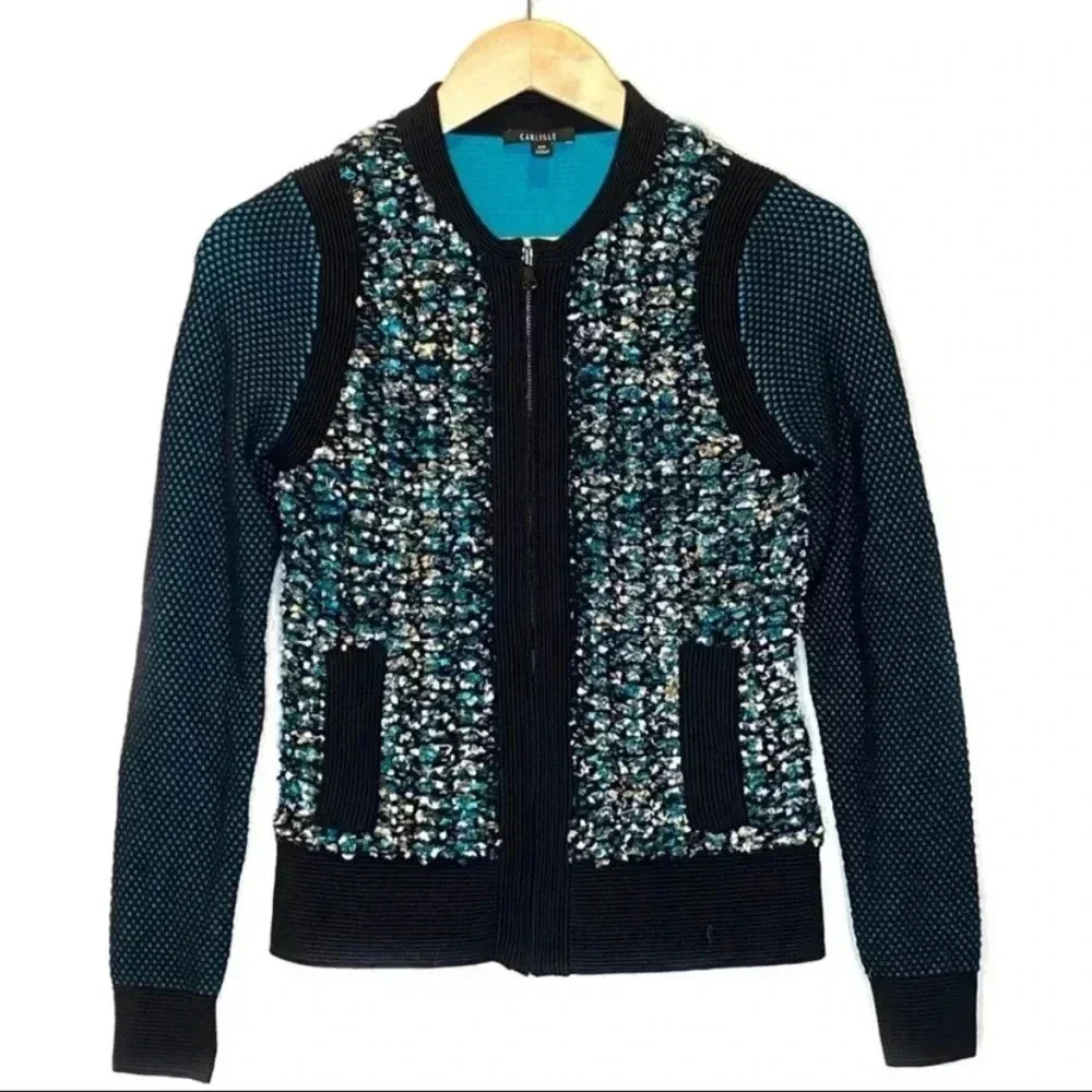 Carlisle Womens Full Zip Up Cardigan Sweater